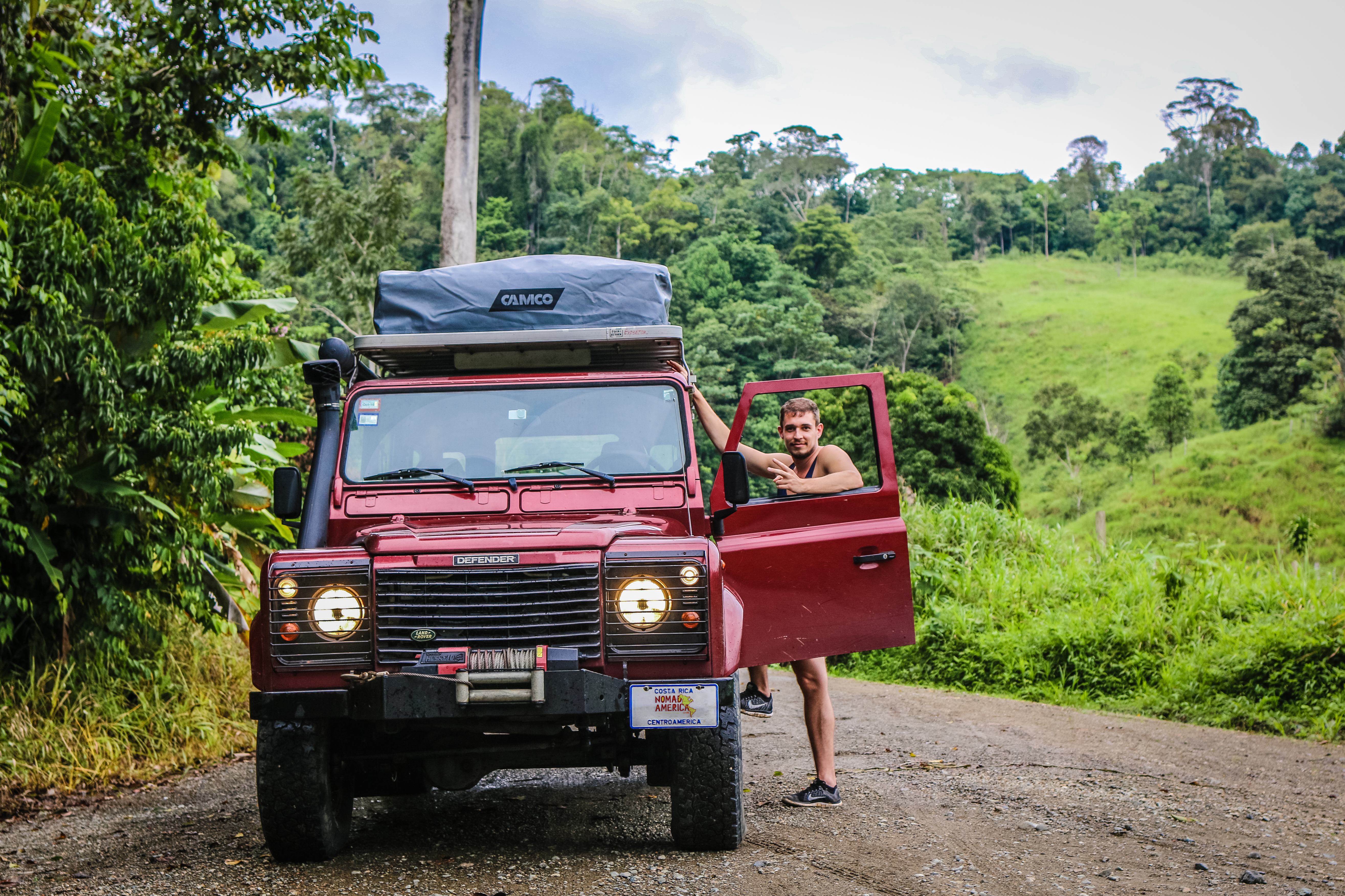 Defender rental in Costa Rica